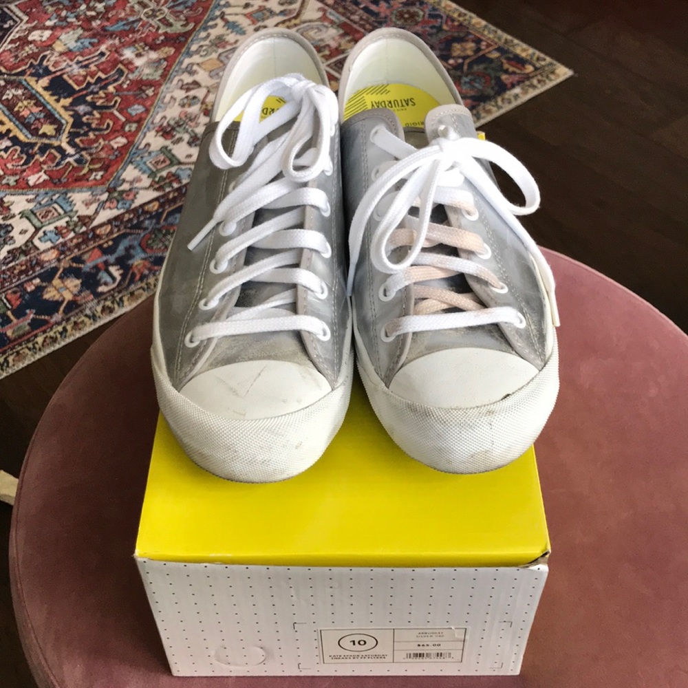 Kate Spade Saturday PF Flyers Silver